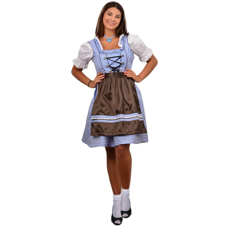 Dirndl Bayern bleue